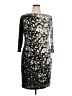 Chaps Black Cocktail Dress Size XL - photo 1