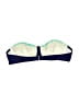 Splendid Color Block Blue Swimsuit Top Size 4 - photo 2