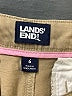 Lands' End Solid Tan Khaki Shorts Size 6 - photo 3