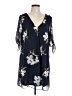Soprano 100% Polyester Blue Casual Dress Size L - photo 1