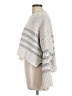 Pink Rose Stripes Gray Pullover Sweater Size L - photo 5