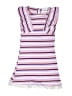 Rare Editions Stripes White Dress Size 8 - photo 1