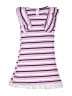 Rare Editions Stripes White Dress Size 8 - photo 2