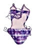 Splendid Tie-dye Purple One Piece Swimsuit Size 10 - photo 2