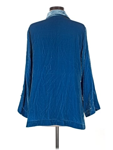 Soft Surroundings 3/4 Sleeve Button-Down Shirt (view 2)