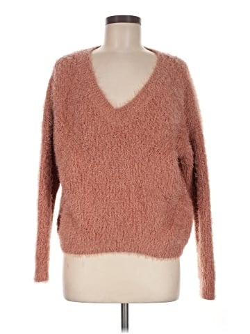 Pink Rose Pullover Sweater (view 1)