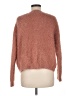 Pink Rose Brown Pullover Sweater Size M - photo 2