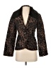 Cache 100% Polyester Animal Print Brown Blazer Size 2 - photo 1