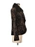 Cache 100% Polyester Animal Print Brown Blazer Size 2 - photo 4