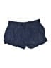Athleta 100% Linen Chevron-herringbone Blue Shorts Size 16 - photo 1