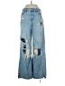 American Eagle Outfitters Graphic Blue Jeans Size 0 - photo 1