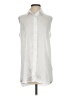 American Apparel 100% Polyester White Sleeveless Blouse Size XS - photo 1