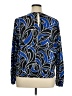 MICHAEL Michael Kors 100% Polyester Blue Long Sleeve Blouse Size XL - photo 2