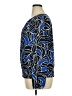 MICHAEL Michael Kors 100% Polyester Blue Long Sleeve Blouse Size XL - photo 5