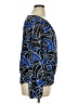 MICHAEL Michael Kors 100% Polyester Blue Long Sleeve Blouse Size XL - photo 4