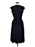 Connected Apparel Solid Black Casual Dress Size 6 - photo 2