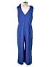 Lilly Pulitzer 100% Polyester Color Block Blue Jumpsuit Size 14 - photo 2