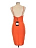 Missguided Orange Cocktail Dress Size 12 - photo 2