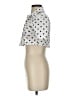 STAUD Polka Dots Ivory Short Sleeve Blouse Size XS - photo 5