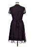 MSK 100% Polyester Polka Dots Blue Casual Dress Size 16 - photo 2