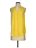 41Hawthorn 100% Polyester Yellow Sleeveless Blouse Size S - photo 1