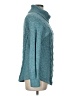 L.L.Bean 100% Cotton Teal Turtleneck Sweater Size L - photo 4