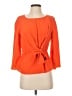 Vila 100% Polyester Orange 3/4 Sleeve Top Size EU 36 / US 6 - photo 1