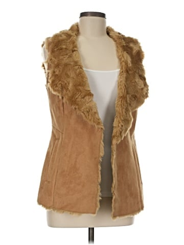 White House Black Market Faux Fur Vest (view 1)