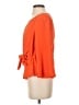 Vila 100% Polyester Orange 3/4 Sleeve Top Size EU 36 / US 6 - photo 5