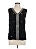 Daniel Rainn 100% Rayon Black Sleeveless Blouse Size L - photo 1