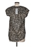 Daniel Rainn 100% Polyester Animal Print Brown Short Sleeve Blouse Size M - photo 2
