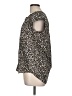 Daniel Rainn 100% Polyester Animal Print Brown Short Sleeve Blouse Size M - photo 5
