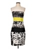 BCBGMAXAZRIA 100% Polyester Graphic Black Cocktail Dress Size 4 - photo 1