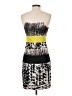 BCBGMAXAZRIA 100% Polyester Graphic Black Cocktail Dress Size 4 - photo 2