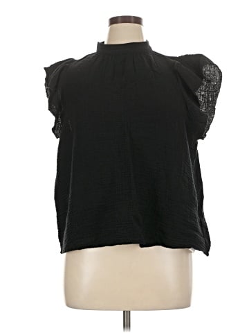 Joe's Jeans Short Sleeve Blouse (view 1)