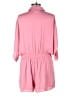 Naked Zebra 100% Polyester Solid Pink Romper Size L - photo 2