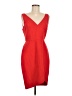 BCBGMAXAZRIA 100% Polyester Red Cocktail Dress Size 8 - photo 1