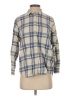 Madewell 100% Cotton Plaid Gray Long Sleeve Button-Down Shirt Size XS - photo 1