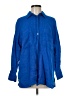 Zara Blue 3/4 Sleeve Button-Down Shirt Size M - photo 1