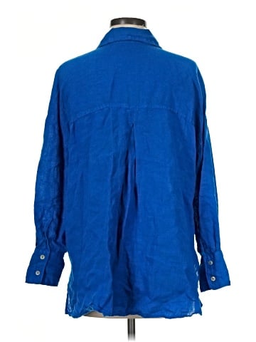 Zara 3/4 Sleeve Button-Down Shirt (view 2)