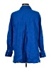 Zara Blue 3/4 Sleeve Button-Down Shirt Size M - photo 2