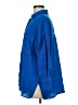 Zara Blue 3/4 Sleeve Button-Down Shirt Size M - photo 5