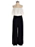 Intermix Color Block Ivory Jumpsuit Size 2 - photo 1