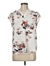 Fun2Fun Print Ivory Short Sleeve Blouse Size M - photo 1