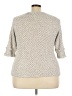 Nic + Zoe Tweed Silver Pullover Sweater Size 3X - photo 2
