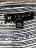 N Touch Tweed Blue 3/4 Sleeve Button-Down Shirt Size XL Petite - photo 7