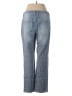 Chico's Chevron-herringbone Blue Jeans Size Med (1) - photo 2
