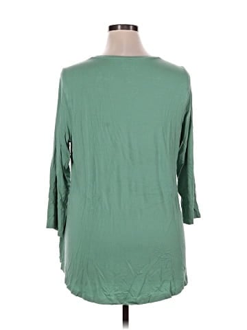 JM Collection 3/4 Sleeve T-Shirt (view 2)