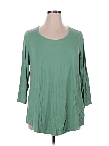 JM Collection 3/4 Sleeve T-Shirt (view 1)