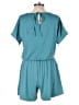 Zenana Solid Teal Romper Size XL - photo 2